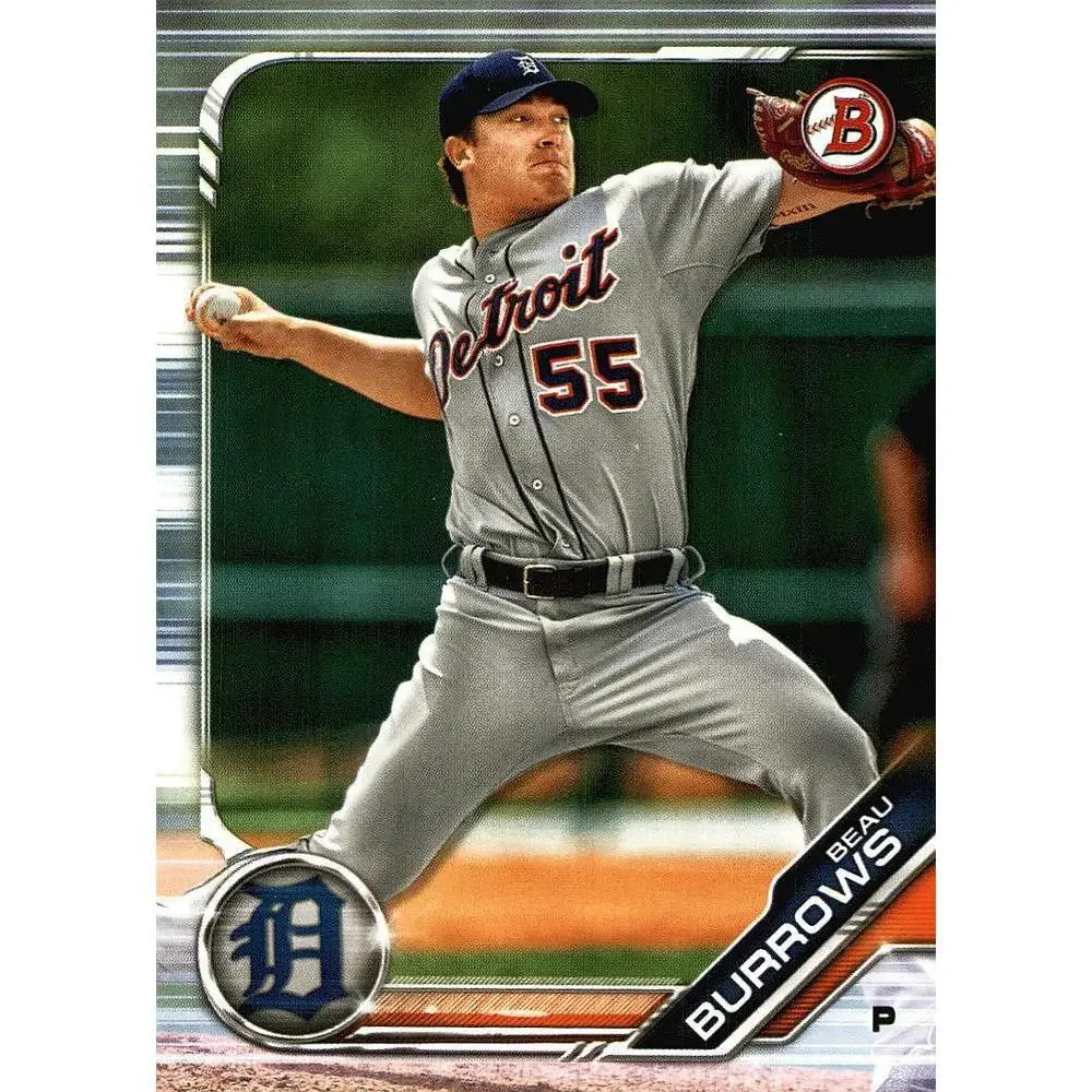 2019 Bowman Prospects Beau Burrows #BP-26 Detroit Tigers